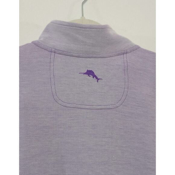 Tommy Bahama Men’s Sweater Long Sleeve 1/4 Zip Casual Golf Lilac Size Large - Picture 9 of 12